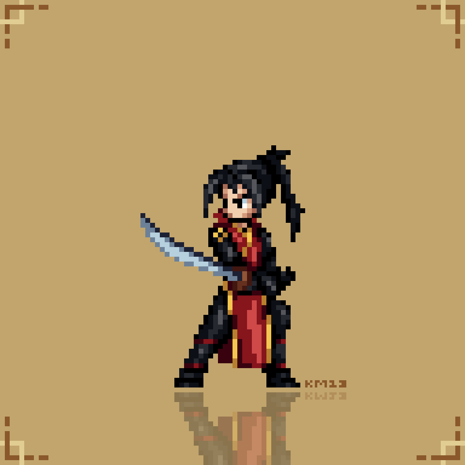 Cartridverse 17 - Hikari (OT2) - animated pixel art sprite