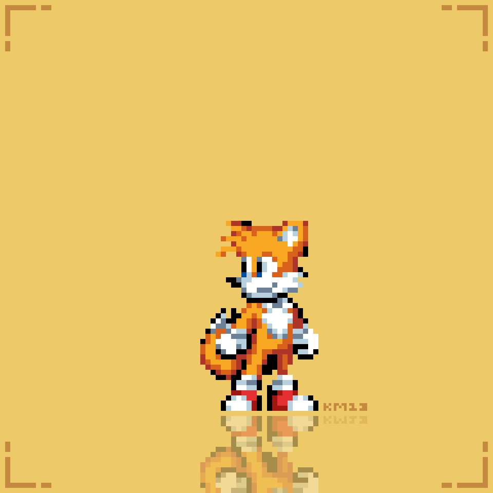 Cartridiverse 19 - Miles "Tails" Prower (Sonic) - animated pixel art sprite