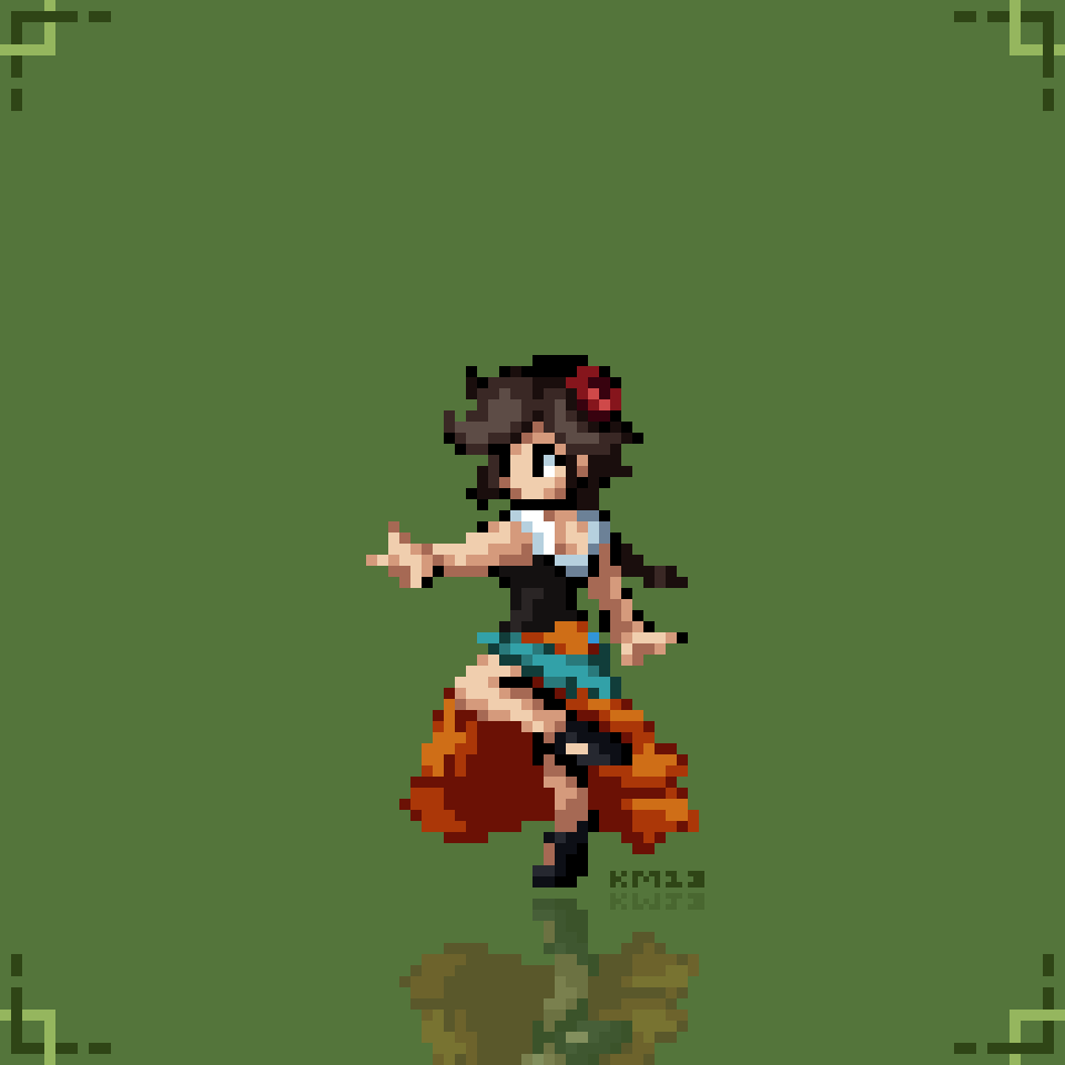 Cartridverse 15 - Agnea (OT2) - animated pixel art sprite