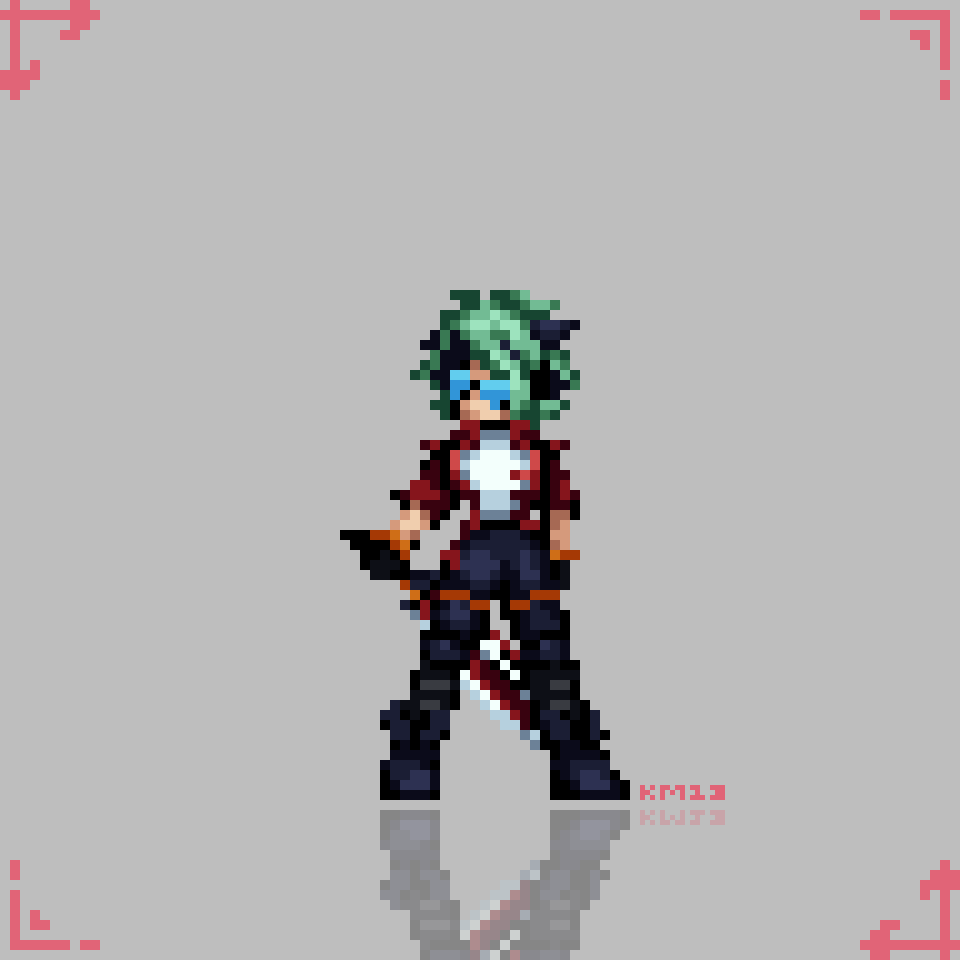 Cartridverse 9 - Harmony (OC) - animated pixel art sprite