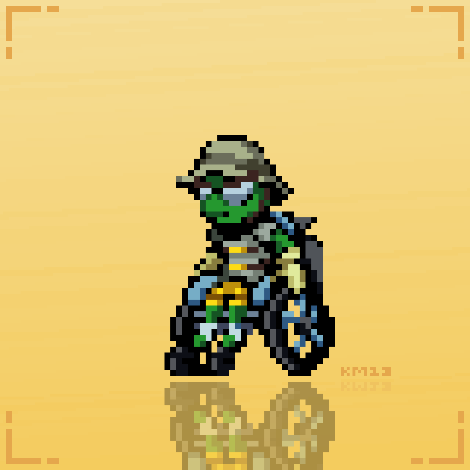 Cartridiverse 27 - Bentley (Sly) - animated pixel art sprite